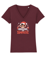 OBRAZNIC, DAR SIMPATIC Tricou mânecă scurtă guler V Damă Evoker