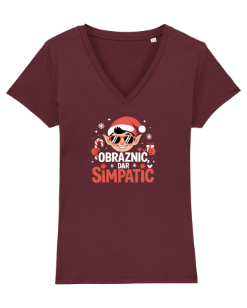 OBRAZNIC, DAR SIMPATIC Burgundy
