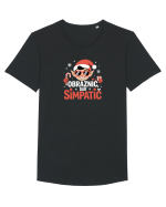 OBRAZNIC, DAR SIMPATIC Tricou mânecă scurtă guler larg Bărbat Skater