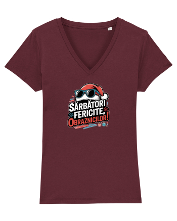 SARBATORI FERICITE, OBRAZNICILOR!  Burgundy
