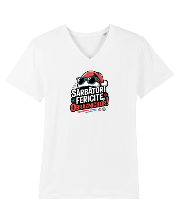 SARBATORI FERICITE, OBRAZNICILOR!  White