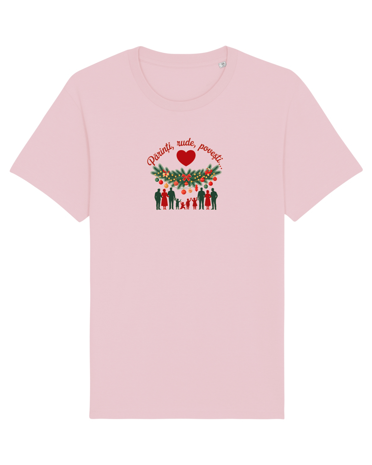 Tricou mânecă scurtă Unisex Rocker Cotton Pink