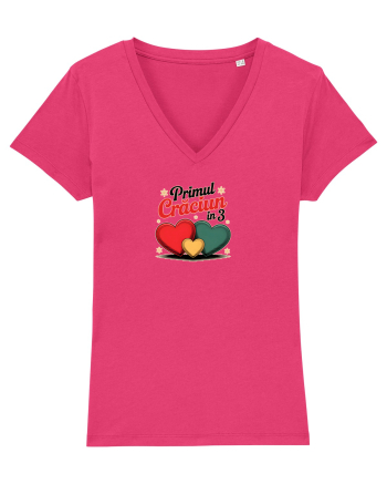 PRIMUL CRACIUN IMPREUNA - MAMA & TATA & BEBE Raspberry