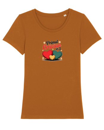 PRIMUL CRACIUN IMPREUNA - MAMA & TATA & BEBE Roasted Orange