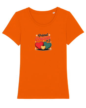 PRIMUL CRACIUN IMPREUNA - MAMA & TATA & BEBE Bright Orange