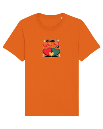 PRIMUL CRACIUN IMPREUNA - MAMA & TATA & BEBE Bright Orange