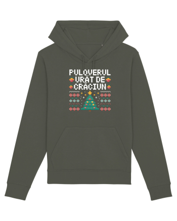 PULOVERUL  URAT DE CRACIUN Khaki