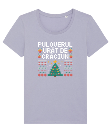 PULOVERUL  URAT DE CRACIUN Lavender