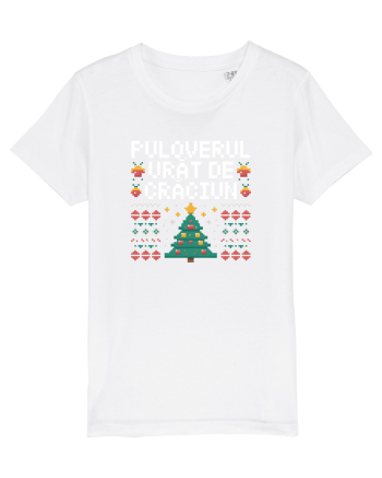 PULOVERUL  URAT DE CRACIUN White