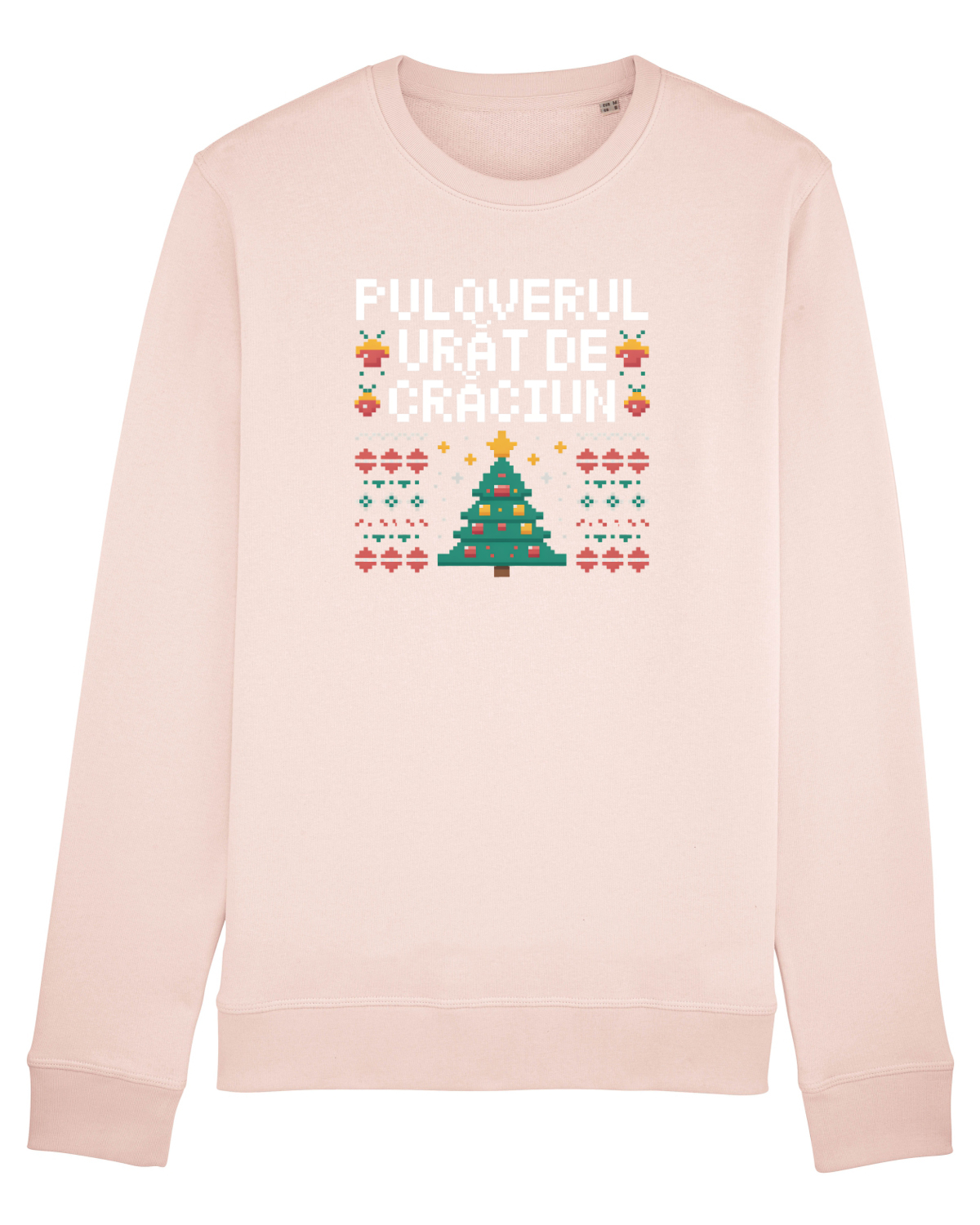 Bluză mânecă lungă Unisex Rise Candy Pink