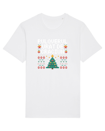 PULOVERUL  URAT DE CRACIUN White
