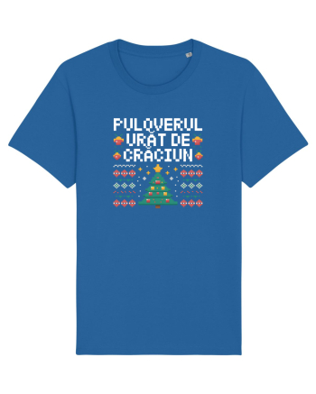 PULOVERUL  URAT DE CRACIUN Royal Blue