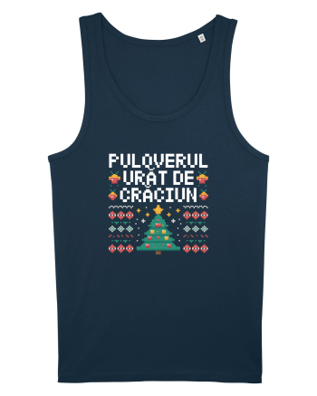 PULOVERUL  URAT DE CRACIUN Navy