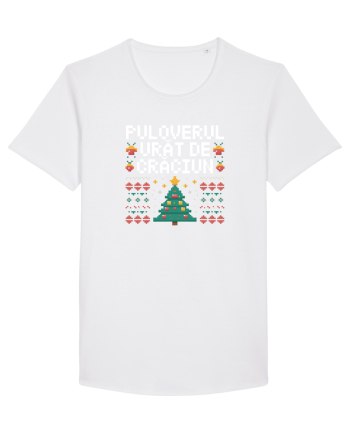 PULOVERUL  URAT DE CRACIUN White