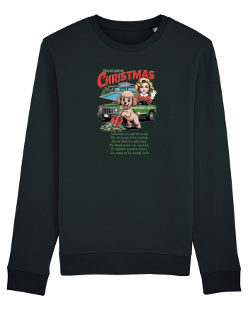 ROMANIAN CHRISTMAS - CRACIUNUL ROMANESC - URARE AMUZANTA - JEEP - MADONNA Black