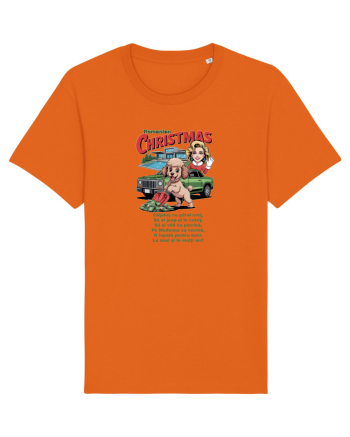 ROMANIAN CHRISTMAS - CRACIUNUL ROMANESC - URARE AMUZANTA - JEEP - MADONNA Bright Orange