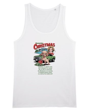 ROMANIAN CHRISTMAS - CRACIUNUL ROMANESC - URARE AMUZANTA - JEEP - MADONNA White