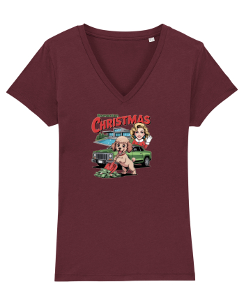ROMANIAN CHRISTMAS  2- CRACIUNUL ROMANESC - URARE AMUZANTA - JEEP - MADONNA Burgundy