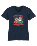 SA VA FIE RUSINE ... DAR ARATATI BINE! Tricou mânecă scurtă guler V Bărbat Presenter