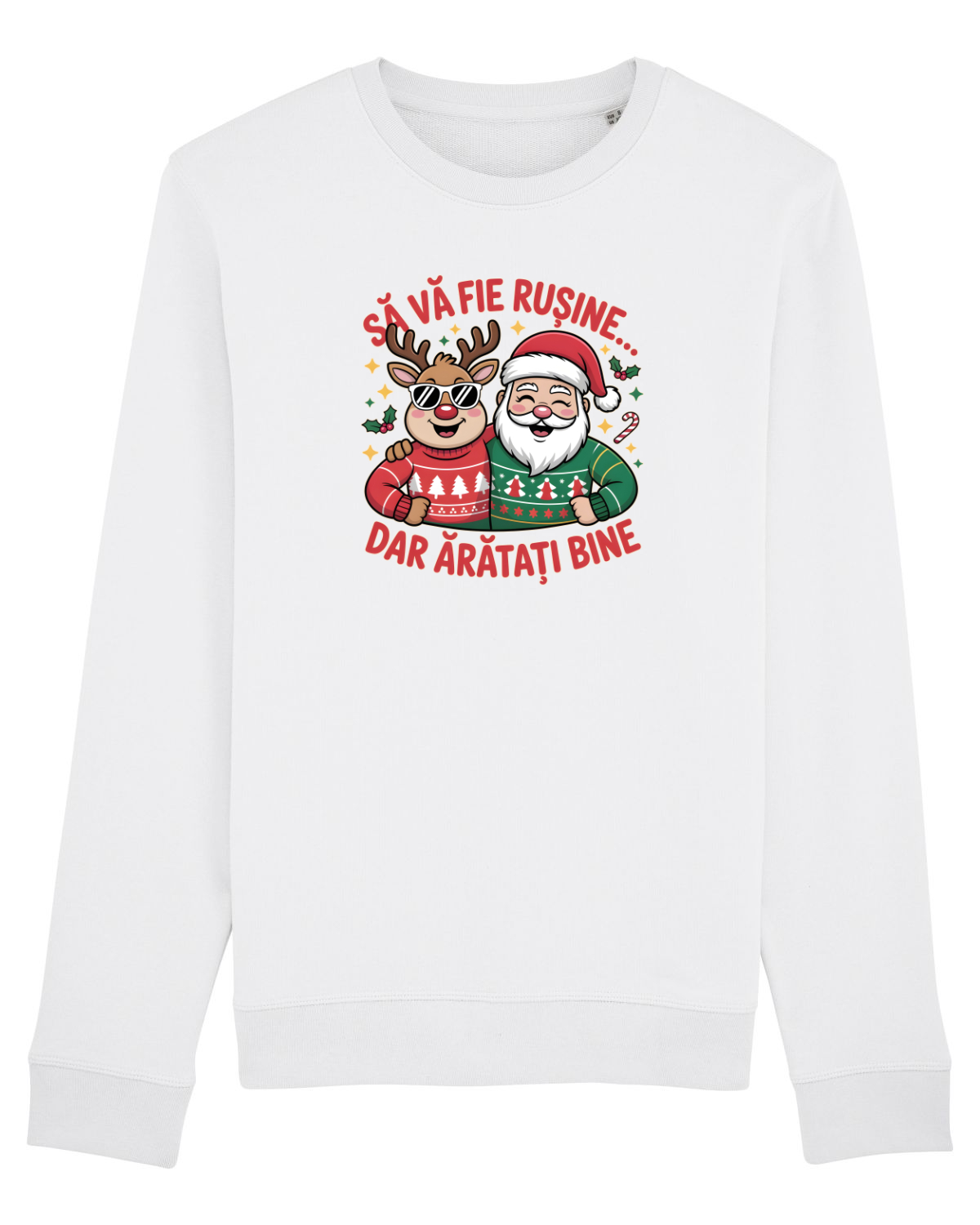 Bluză mânecă lungă Unisex Rise White