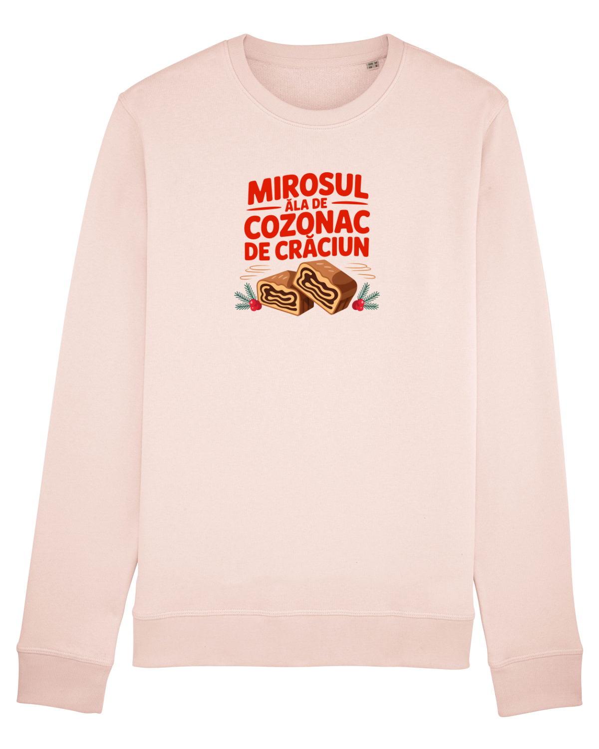 Bluză mânecă lungă Unisex Rise Candy Pink