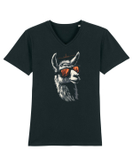 Just Chillin Lama Tricou mânecă scurtă guler V Bărbat Presenter