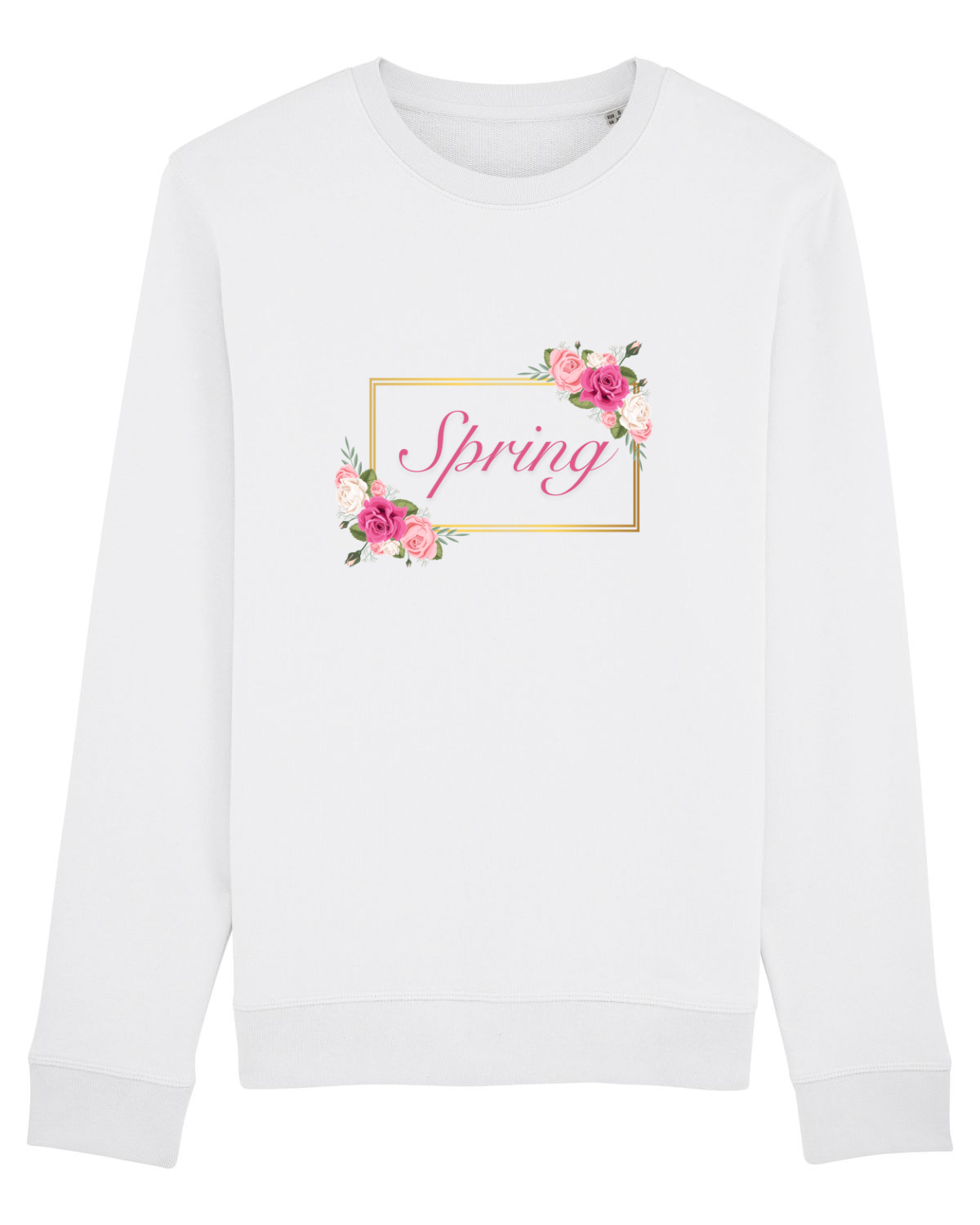 Bluză mânecă lungă Unisex Rise White