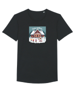 CURTEA COPILARIEI, AMINTIRI DE IARNA - ZAPADA - NOSTALGIA COPILARIEI 2 Tricou mânecă scurtă guler larg Bărbat Skater