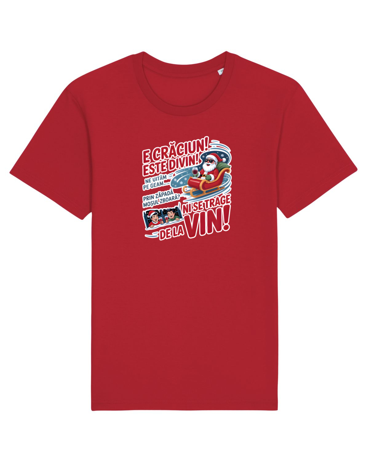 Tricou mânecă scurtă Unisex Rocker Red