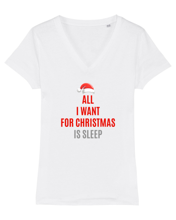 ALL I WANT FOR CHRISTMAS IS SLEEP White