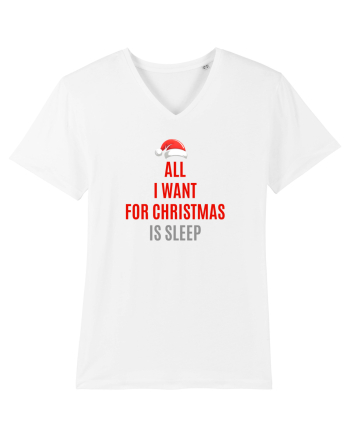 ALL I WANT FOR CHRISTMAS IS SLEEP White