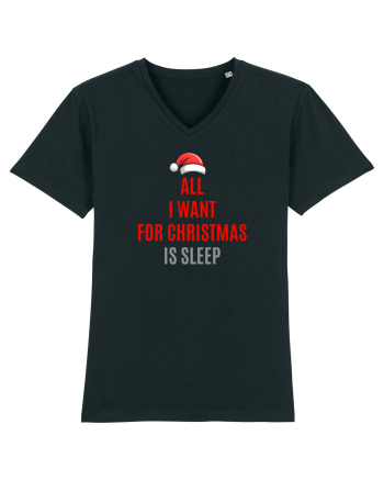 ALL I WANT FOR CHRISTMAS IS SLEEP Black