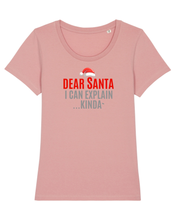 DEAR SANTA, I CAN EXPLAIN.... KINDA` Canyon Pink