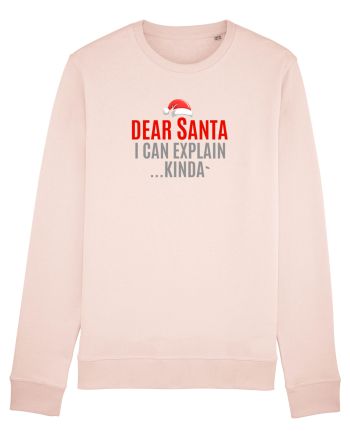 DEAR SANTA, I CAN EXPLAIN.... KINDA` Candy Pink