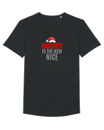 NAUGHTY IS THE NEW NICE Tricou mânecă scurtă guler larg Bărbat Skater