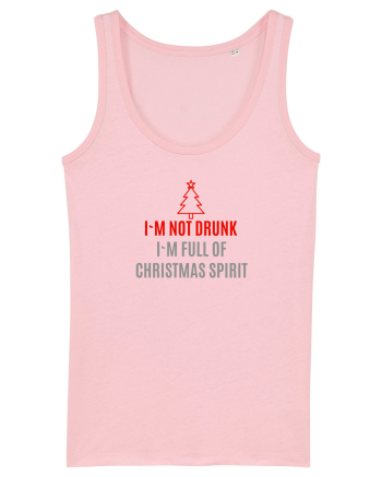 NOT DRUNK, FULL OF CHRISTMAS SPIRIT Cotton Pink