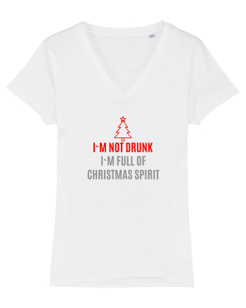 NOT DRUNK, FULL OF CHRISTMAS SPIRIT White
