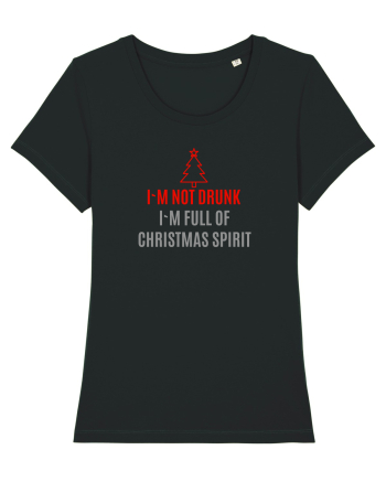 NOT DRUNK, FULL OF CHRISTMAS SPIRIT Black