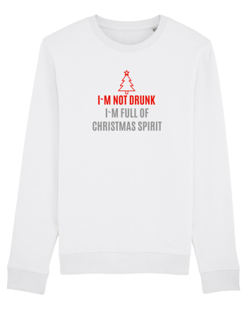 NOT DRUNK, FULL OF CHRISTMAS SPIRIT White