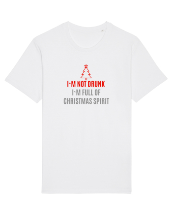 NOT DRUNK, FULL OF CHRISTMAS SPIRIT White