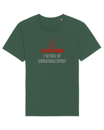 NOT DRUNK, FULL OF CHRISTMAS SPIRIT Bottle Green