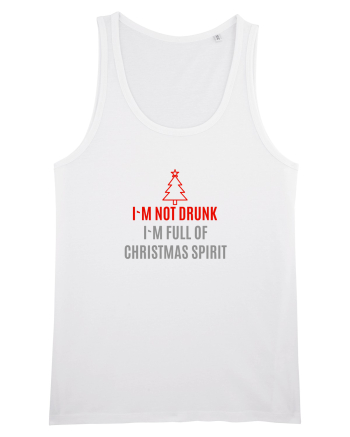 NOT DRUNK, FULL OF CHRISTMAS SPIRIT White