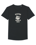 RESTING GRINCH FACE Tricou mânecă scurtă guler larg Bărbat Skater
