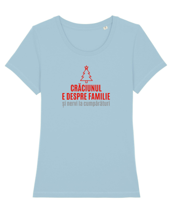 CRACIUNUL E DESPRE FAMILIE... si nervi la cumparaturi Sky Blue