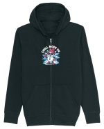 CHILL MODE ON - OM DE ZAPADA COOL Hanorac cu fermoar Unisex Connector