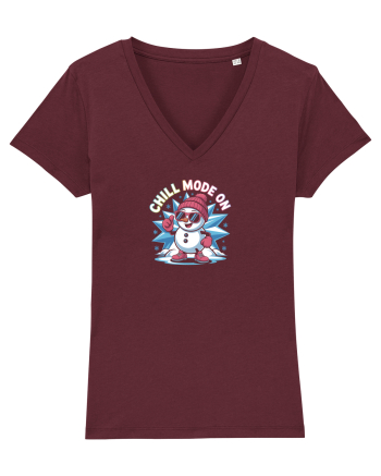 CHILL MODE ON - OM DE ZAPADA COOL Burgundy