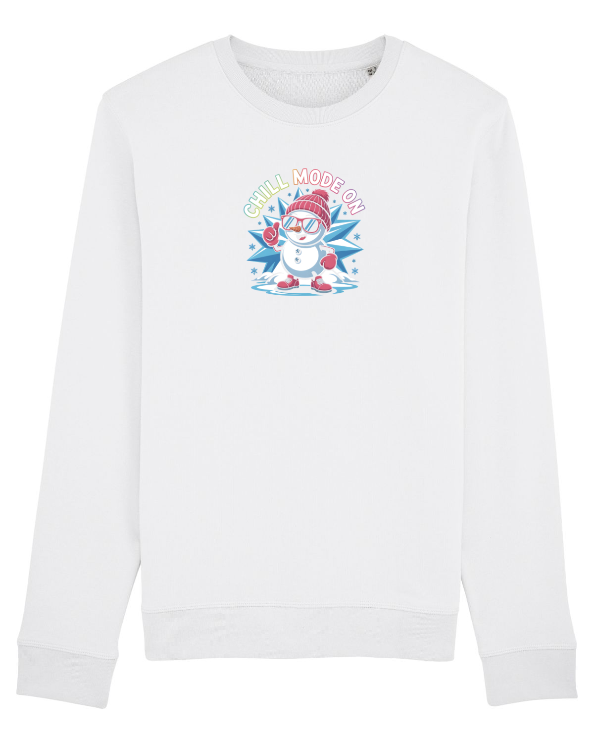 Bluză mânecă lungă Unisex Rise White