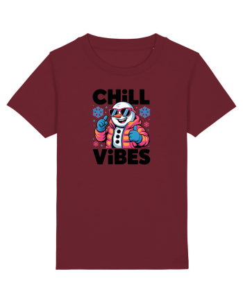 CHILL  VIBES - OM DE ZAPADA COOL  Burgundy
