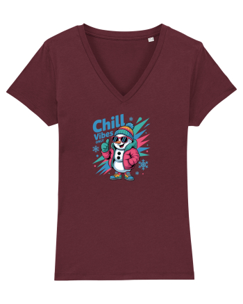 CHILL  VIBES ONLY  - OM DE ZAPADA COOL 1 Burgundy