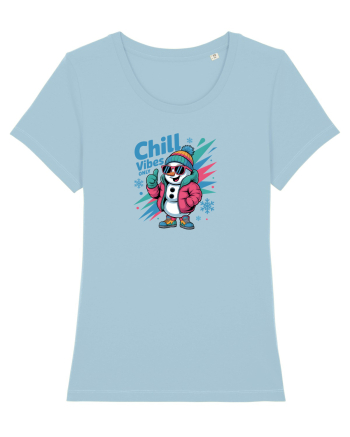 CHILL  VIBES ONLY  - OM DE ZAPADA COOL 1 Sky Blue